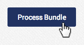 click process bundle to process the uploaded AGMS Gateway batch bundle