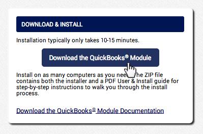 Click download the AGMS Gateway QuickBooks® Plugin