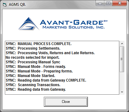 AGMS Synx process initiated