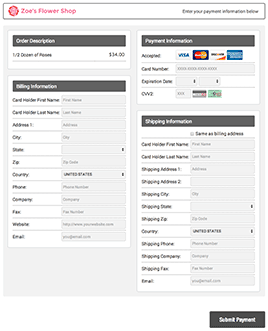 AGMS Gateway Hosted Payment Page overview