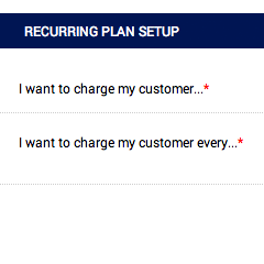 AGMS Gateway Recurring Billing